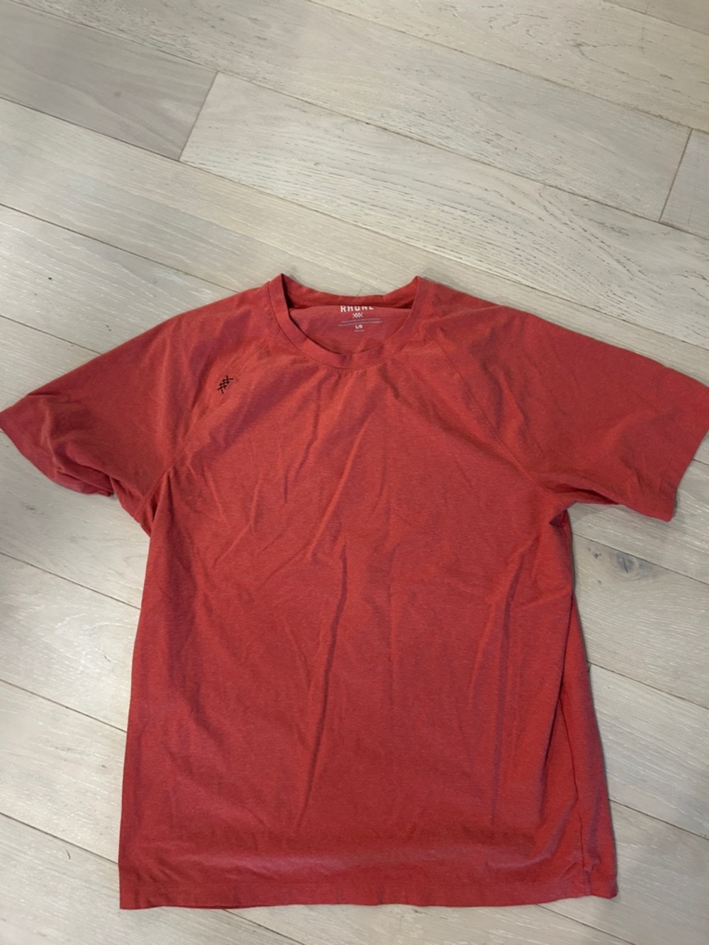 adidas Men's Short Sleeve Crew Tee in Salmon, Brand New